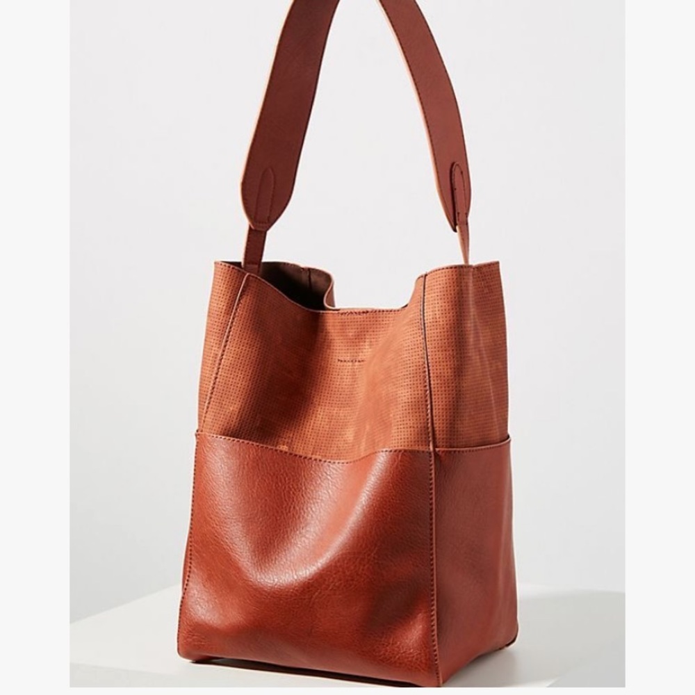 NWT Anthropologie Tia Slouchy Bucket Bag